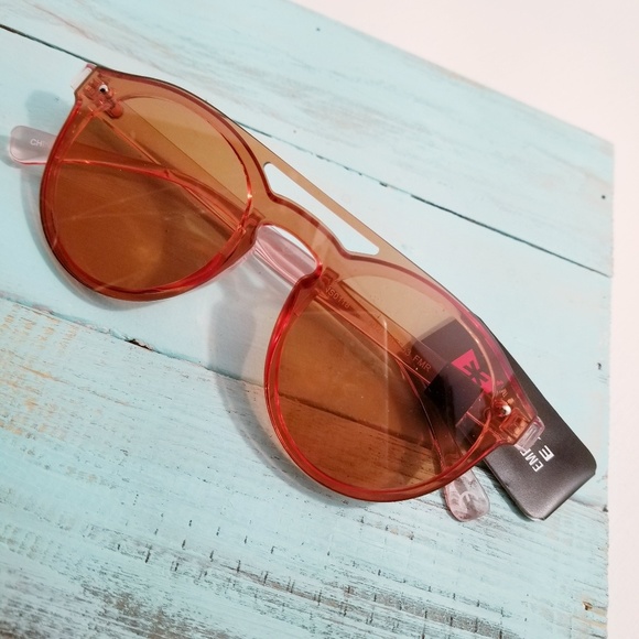 emergency exit Accessories - Emergency Exit Round Clear Tinted Sunglasses